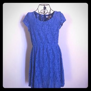 80s inspired Lace Mini Dress